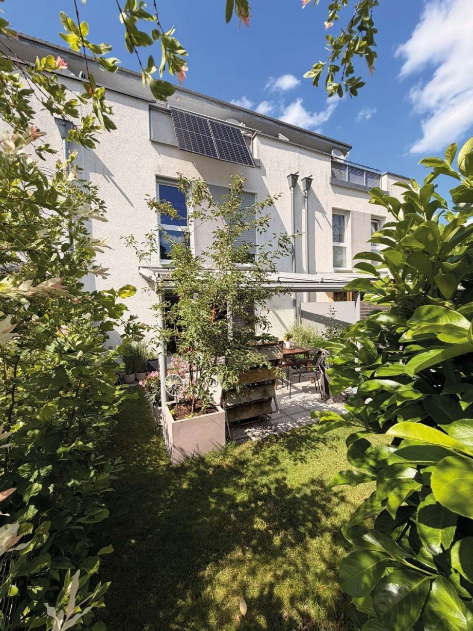 Gartenansicht Reihenmittelhaus N�rnberg