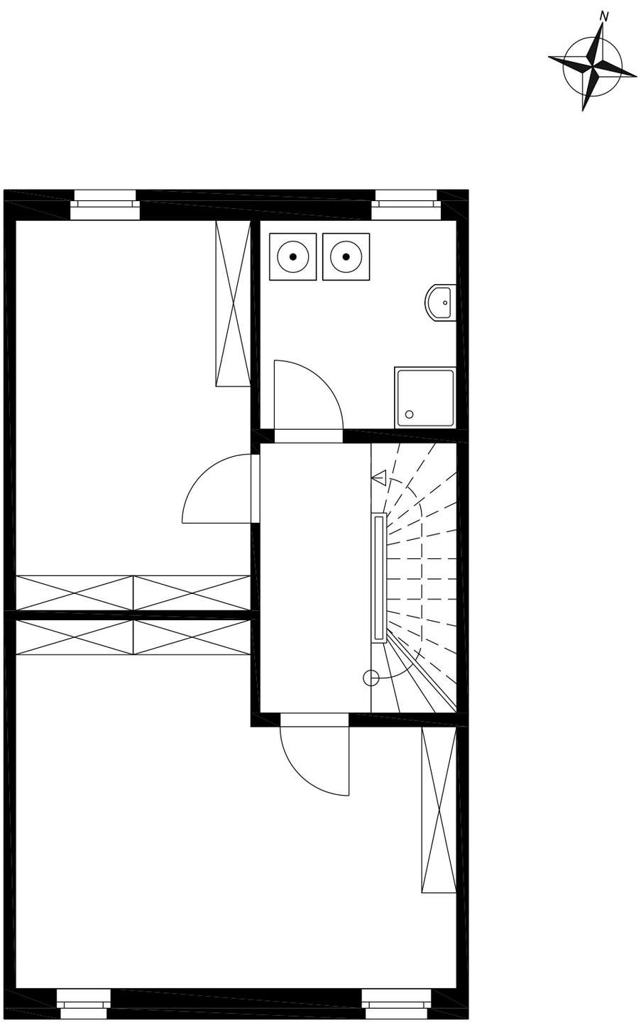 Grundriss Reihenmittelhaus N�rnberg