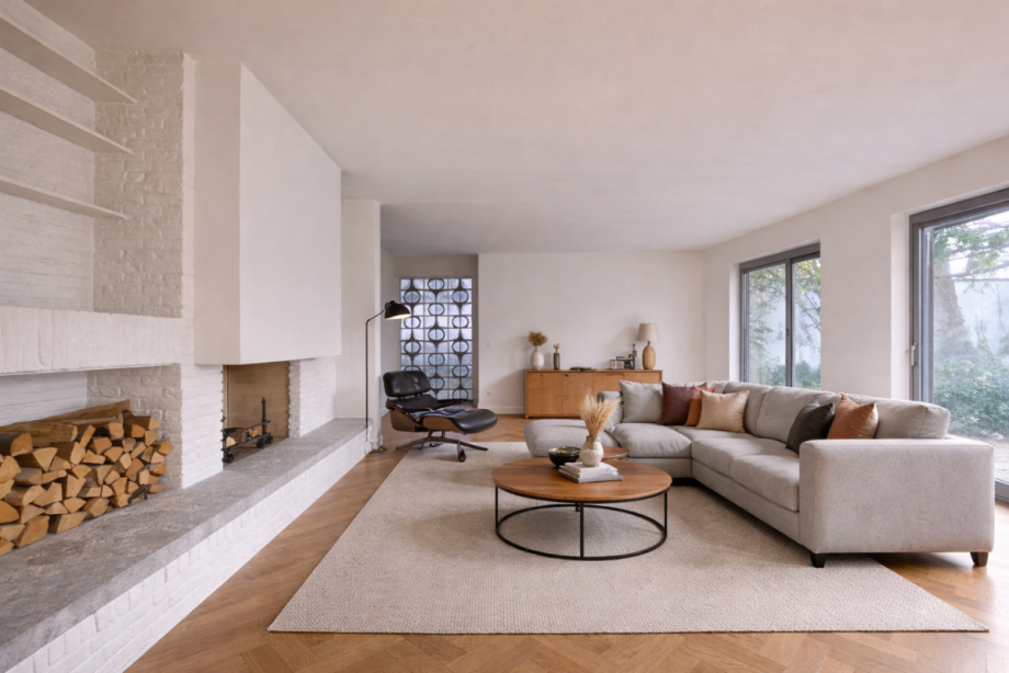 Wohnzimmer M�blierungsvorschlag (KI-generiert) Stadthaus N�rnberg