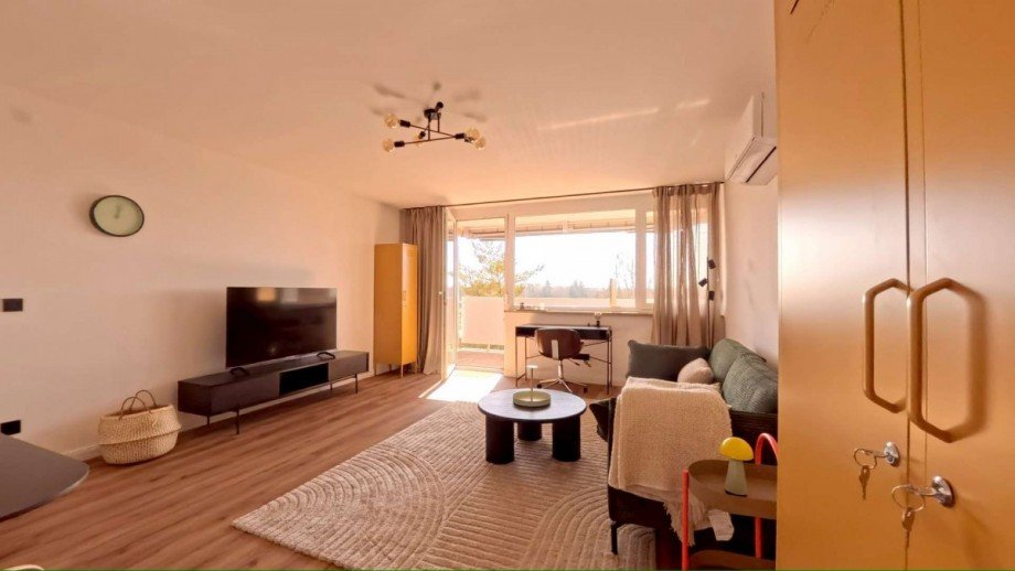 Wohnzimmer Dachgeschosswohnung N�rnberg